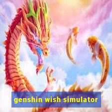 genshin wish simulator